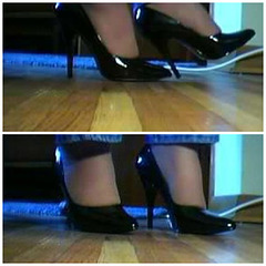 Teresa - Black pumps / Escarpins noirs