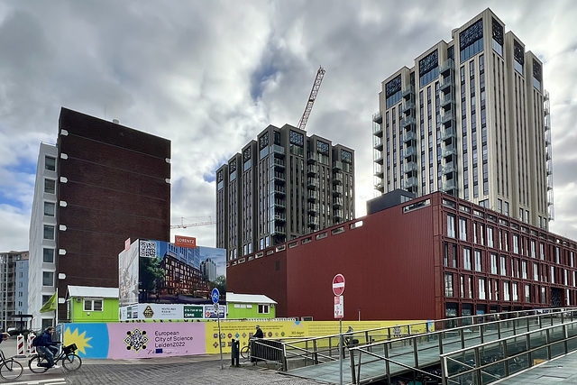 New buildings in Leiden