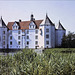 Château de Glücksburg (D, Schlewig-Holstein) Juillet 1972. (Diapositive numérisée).