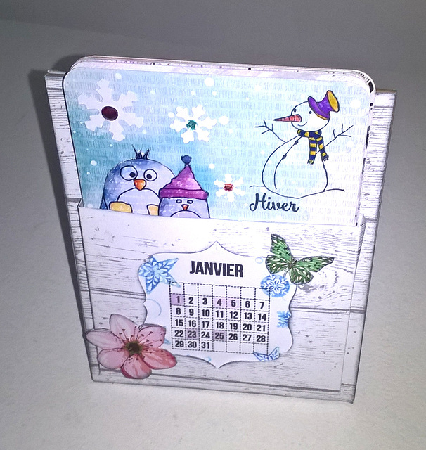 calendrier( kit  scrap plaisir)