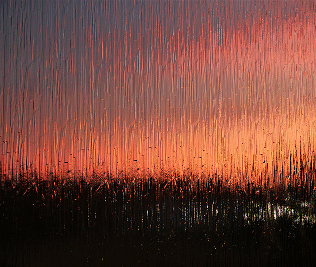 This Mornings Sunrise In The Bathroom!!