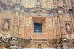 Mexico, Facade of Iglesia de Santo Domingo de Guzmán in San Cristobal de las Casas