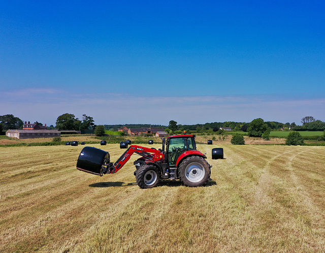 Loading the bales