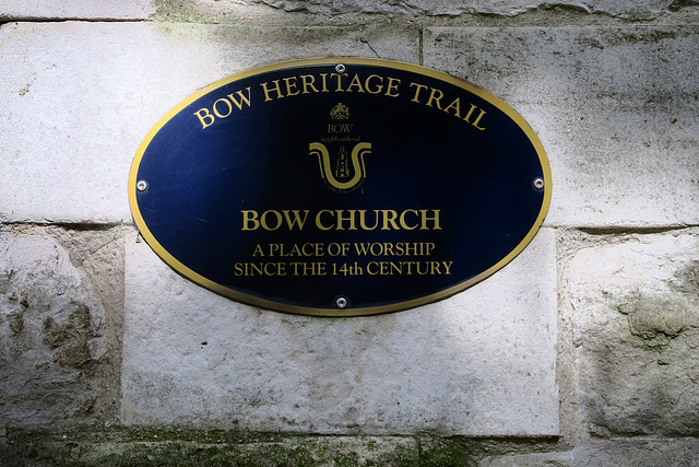 IMG 3353-001-Bow Church Heritage Trail Plaque