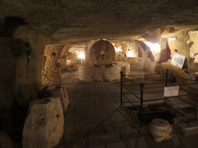 Gallipoli : reconstitution d'une cave à huile.