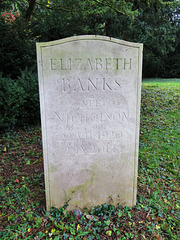 stockton church, wilts c21 gravestone elizabeth banks 2014 (1)