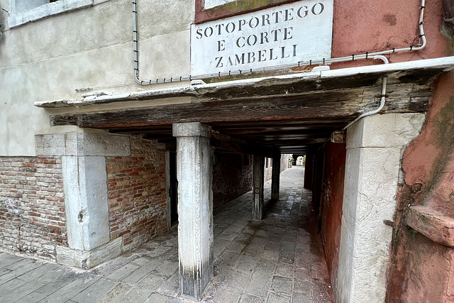 Venice 2022 – Sotoportego e Corte Zambelli