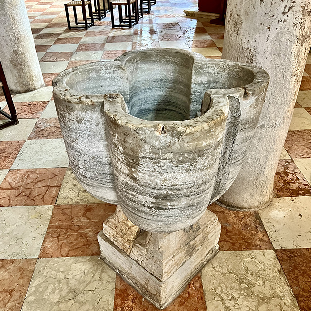 Venice 2022 – San Giacomo dall’Orio – Holy Water Stoup