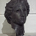 Bronze Head of a Female Divinity in the Lugdunum Gallo-Roman Museum, October 2022