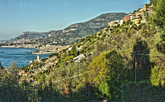 Ventimiglia - Grimaldi superiore - versus Menton