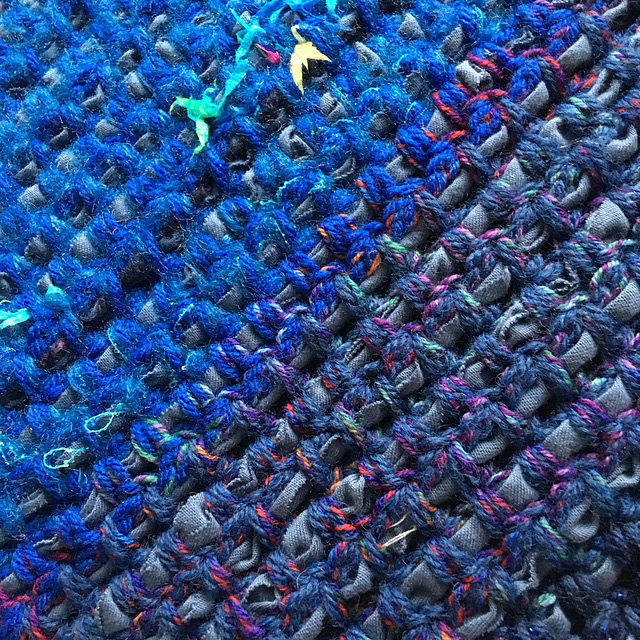 Crochet WIP, Blue
