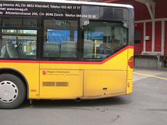 DSCN1994 Kistler Xaver AG of  Reichenburg SZ 58002 (in Swiss Post PTT livery) at Pfäffikon (SZ) - 13 Jun 2008