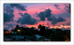 Cielo cardenal (desde mi balcón)