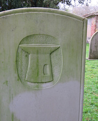 stockton church, wilts c20 gravestone cressida ridley 1988 (2)