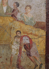 Detail of the Fresco of the Banquet Scene from the House of the Triclinium, ISAW May 2022