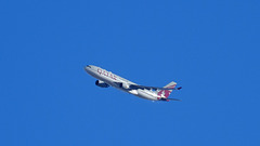 Qatar airbus in Manchester International