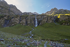 Wasserfall zu hinterst im Safiertal