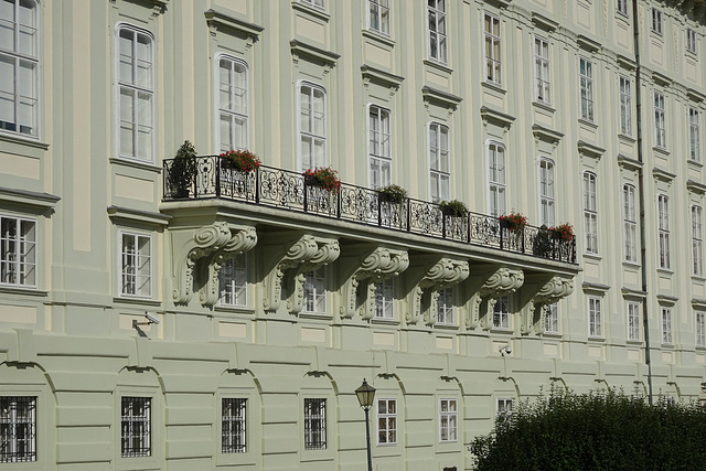 Balconies On The Hofburg