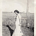 My mother in her prom dress, 1942