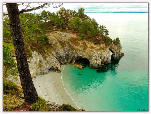 Plage de l'île Vierge, Saint-Hernot