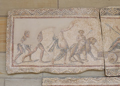 Fragment of a Mosaic with a Dionysiac Procession from Gerasa in the Yale University Art Gallery, October 2013