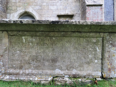 stockton church, wilts c18 tomb frances hurman 1710