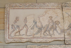 Fragment of a Mosaic with a Dionysiac Procession from Gerasa in the Yale University Art Gallery, October 2013