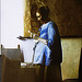 “WOMAN IN BLUE READING A LETTER”