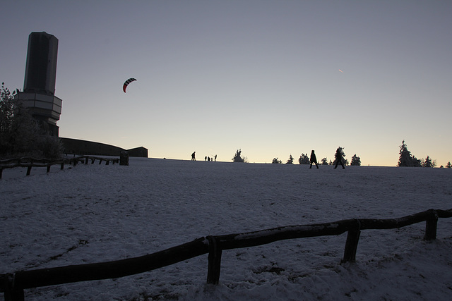 Schnee auf dem Feldberg