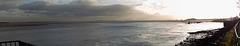 Upstream panorama of the River Mersey