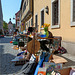 Flohmarkt in Sommerhausen, Hauptstraße