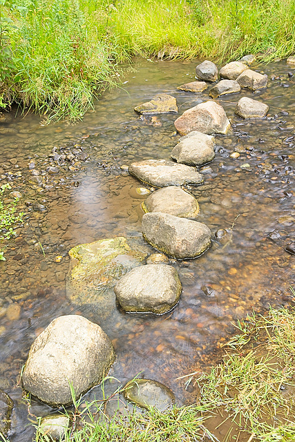 beside peaceful streams