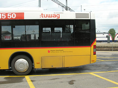 DSCN1995 Schuler-Reisen of Feusisberg SZ 45324 (in Swiss Post PTT livery) at Pfäffikon (SZ) - 13 Jun 2008