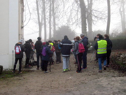 Marche nordique à Blandy  11/12/2016