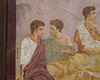 Detail of the Fresco of the Banquet Scene from the House of the Triclinium, ISAW May 2022