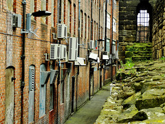 At the back of the "Eateries" by the Old City Wall