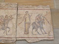 Fragment of a Mosaic with a Dionysiac Procession from Gerasa in the Yale University Art Gallery, October 2013