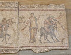 Fragment of a Mosaic with a Dionysiac Procession from Gerasa in the Yale University Art Gallery, October 2013