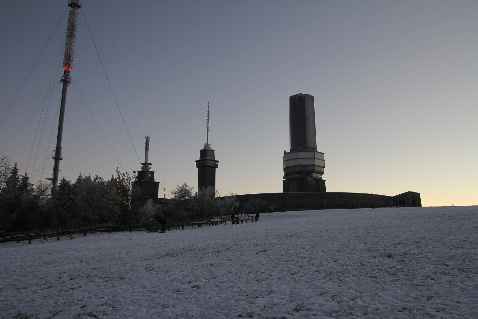 Schnee auf dem Feldberg