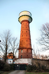 Ehem. Wasserturm der Niederrheinischen Gas- und Wasserwerke (Duisburg-Hamborn) / 17.02.2018