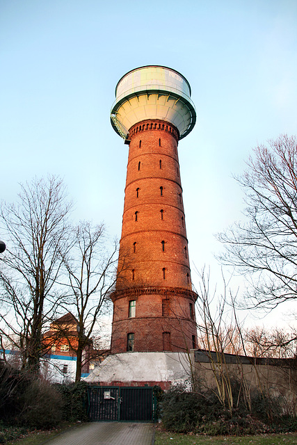 Ehem. Wasserturm der Niederrheinischen Gas- und Wasserwerke (Duisburg-Hamborn) / 17.02.2018