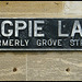 Magpie Lane street sign