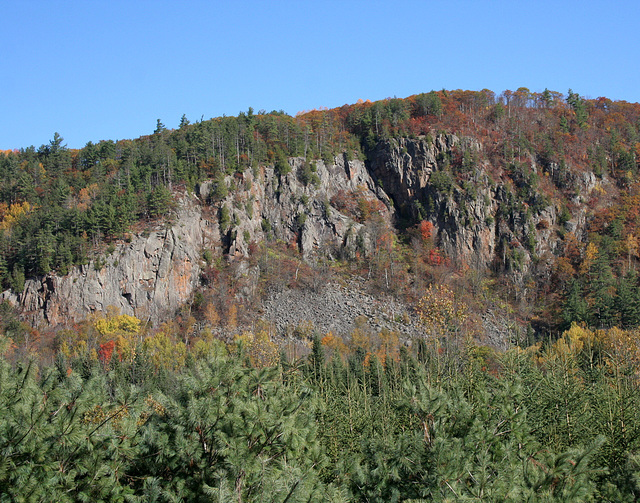 falaise de Prévost au Québec