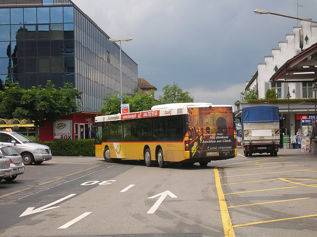 DSCN1996 Schuler-Reisen of Feusisberg SZ 45324 (in Swiss Post PTT livery) at Pfäffikon (SZ) - 13 Jun 2008