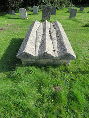 weldon church, northants, c17 tomb of john grumbold, mason, +1653
