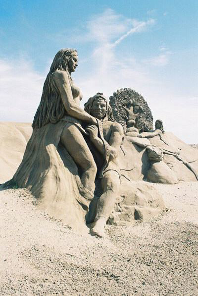 Sand Sculpture, Great Yarmouth, Norfolk