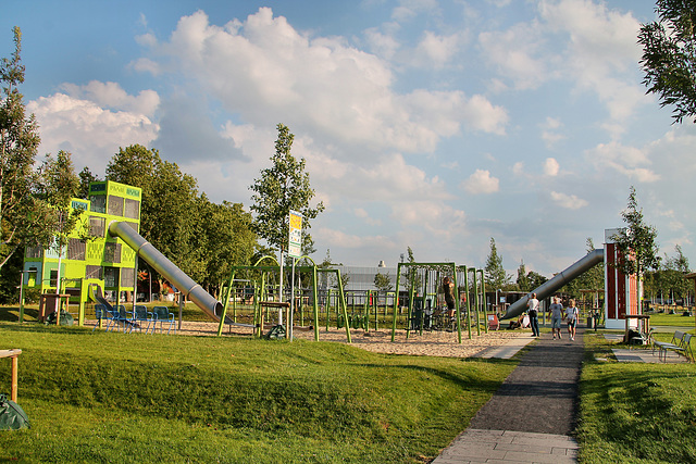 Spielplatz auf dem LaGa-Gelände (Kamp-Lintfort) / 26.07.2020