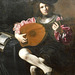 Detail of Lute Player by Valentin de Boulogne in the Metropolitan Museum of Art, February 2020