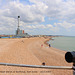 The beach and power station at Southwick, East Sussex - 20 5 2023