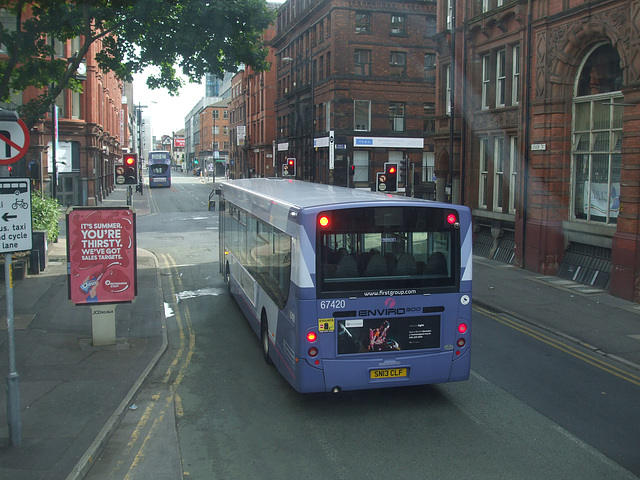 DSCF0615 First Manchester SN13 CLF in Manchester - 5 Jul 2015